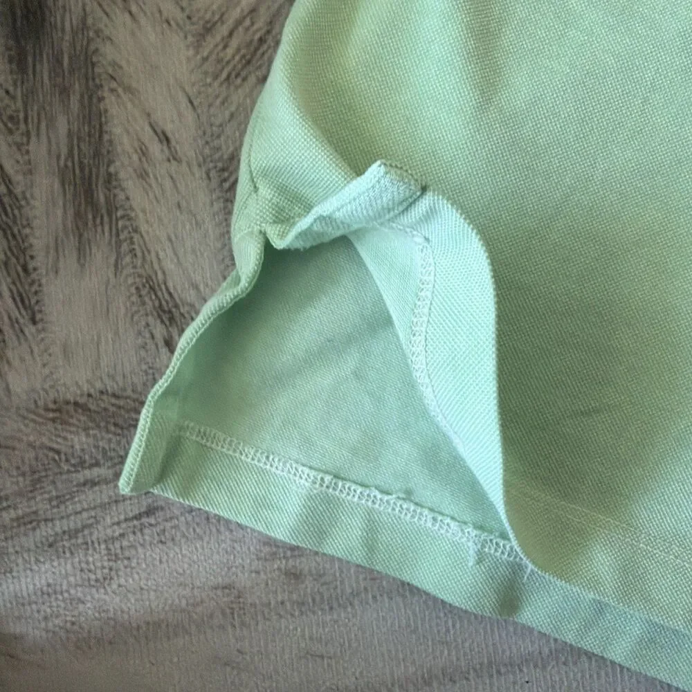 Bonobos Polo Shirt Mens XL Standard Fit Lime Green Cotton Short Sleeve Golf Peru